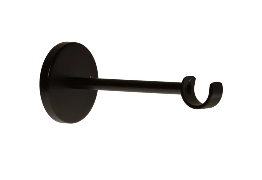 contemporary_18cm_nr Contemporain Matte Black 18cm bracket for curtain poles ⌀ 30mm