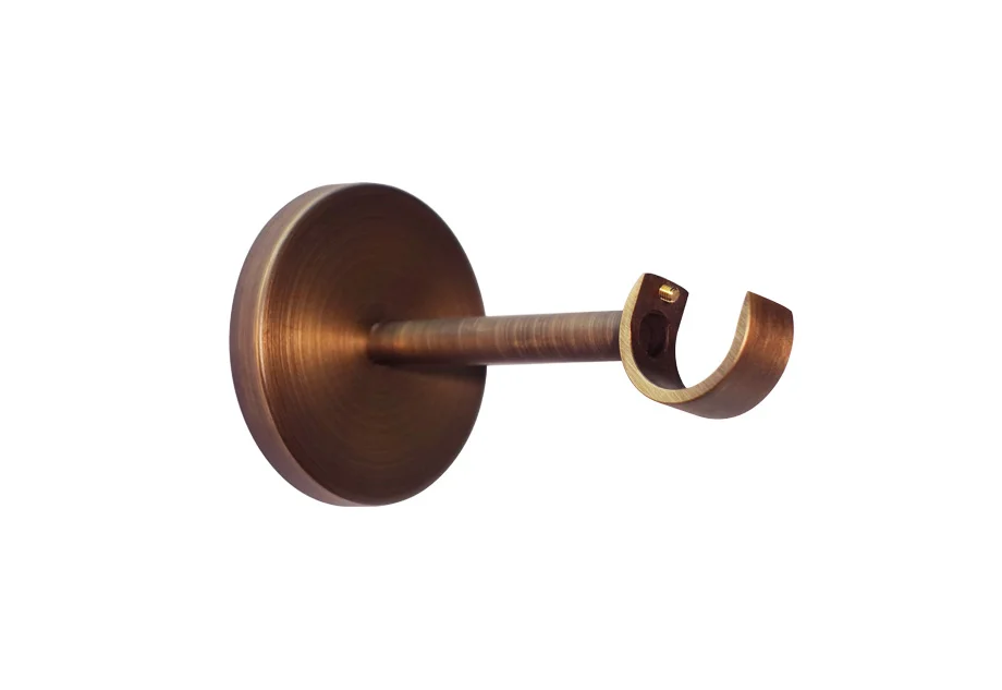 contemporary_bronze_11cm Contemporain Brushed Bronze 11cm support for curtain poles ⌀ 30mm