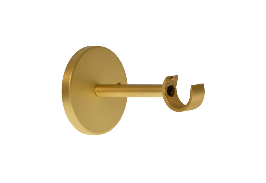 support_contemporain_laiton Support Contemporain Laiton Mate 11cm pour tringles à rideaux ⌀ 30mm