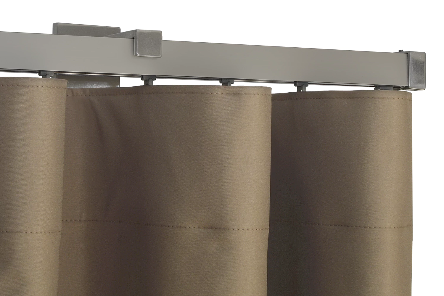 4 Supports à Clip Pour Tringle à Rideau - Réglables, Sans Perçage, Charge 2kg - Idéal Location