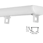 300 DS curtain track Dimensions