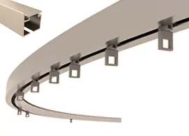 Gardinenschiene Quatro bogen biegbar