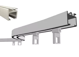 Gardinenschiene Tech300 gebogen biegbar
