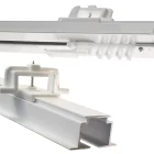 TECH-PLAF Recessed curtain rail with brackets