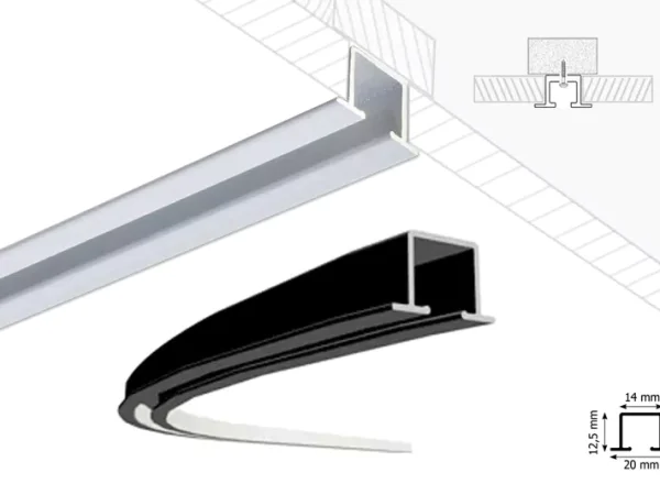 rail rideaux tech300 caa cintré